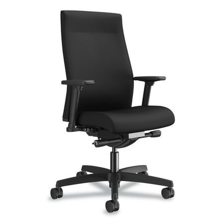 HON HONI2UL2AC10TK Ignition 2.0 17 in. to 22 in. Seat Height Supports Up to 300 lb Upholstered Mid-Back Task Chair With Lumbar - Black