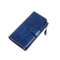 thumbnail image 2 of Womens Wallet RFID Blocking UP Leather Multi Credit Card Large Capacity Zip Around Clutch Travel Purse, 2 of 11