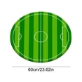 thumbnail image 3 of Football Shaped Floor Mat Super Soft Cozy Rug for Bedroom Porch Hallway Dorm Home Decor, 3 of 6