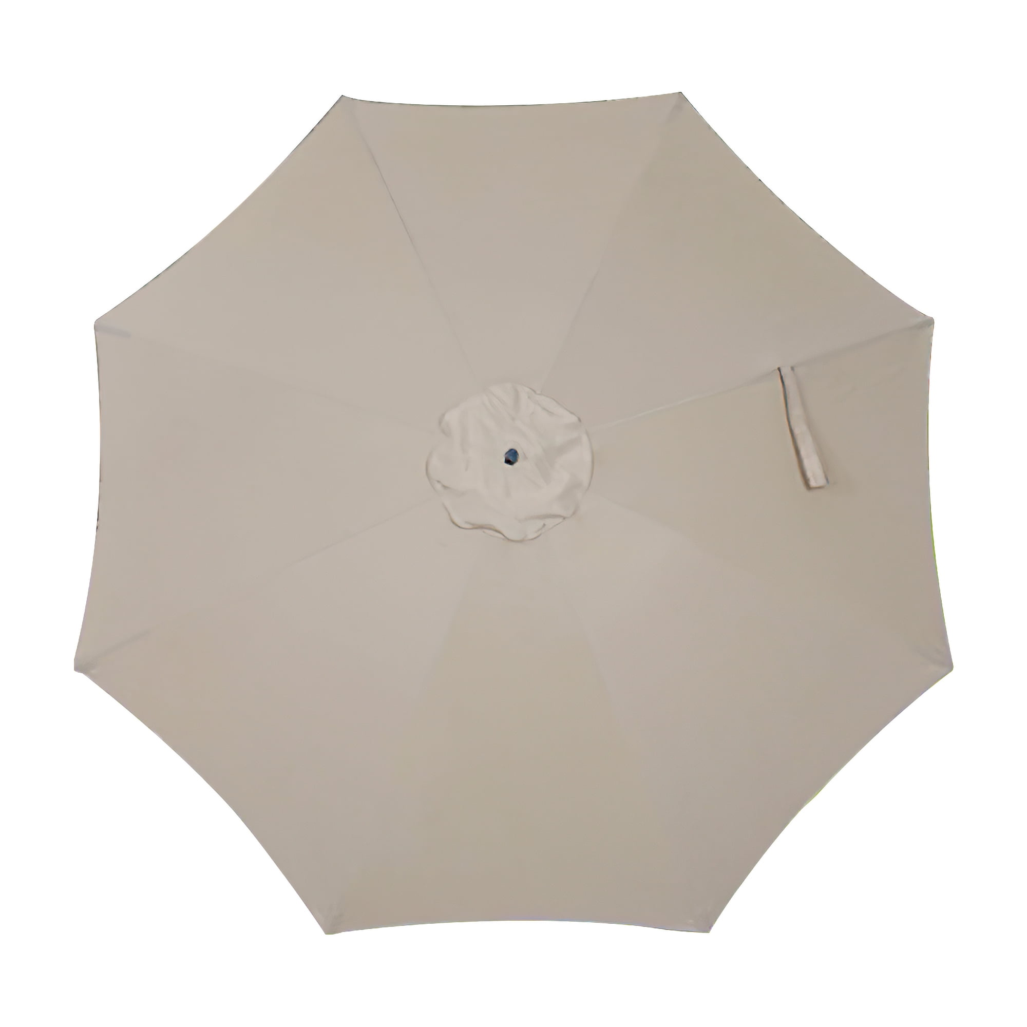 Pellebant Tan 10ft Octagon 8 Umbrella Ribs Round Patio Offset Umbrella