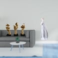 thumbnail image 2 of Estatuas De Resina De Pensadores Y Figura De Cerámica De Niña. Esculturas De Arte Abstracto. Estatua Moderna De Porcelana De Una Dama Para Decorar La Oficina, La Sala De Estar O Una, 2 of 8