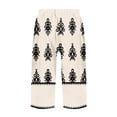 thumbnail image 3 of WTOBBY Women's Fashion Floral Print Elastic Waist Bermuda Shorts with Front Pockets, Comfortable Loose-Fit for Daily Warm Weather Leisure,White S, 3 of 4