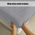 thumbnail image 6 of Waterproof Bed Sheet, Non-slip Mattress Cover, All-inclusive Fitted Sheet for Sleep, Elastic Pocket Design, Suitable for Various Mattress Sizes, Soft Polyester Fabric, Easy to Wash, 6 of 8
