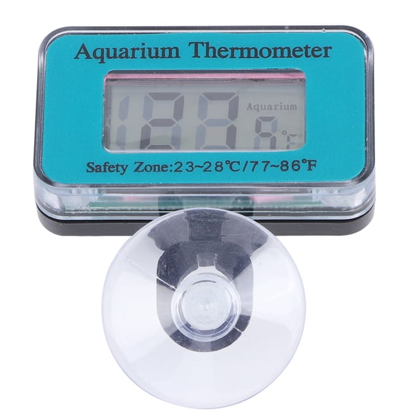 Termómetro para acuario Jadeshay Termómetro LCD digital resistente al agua A