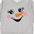 thumbnail image 3 of Inktastic Cute Snowman Girl Face Toddler Sweatshirt, 3 of 4