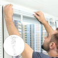 thumbnail image 4 of 4pcs Valance Clips, 2.5in Arc-Shaped Clear Plastic Valance  Hidden Retainer Holder Installation Bracket for Horizontal Wood and Faux Wood Blinds, 4 of 6