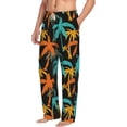thumbnail image 2 of Balery Palm Trees print Men's Pajama Pants,Ultra Lightweight Pjs,Lounge Pant-X-Large, 2 of 9