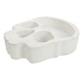 thumbnail image 4 of White Wood Skull Bowl for Decor Halloween Party Snack Holder Fruit Tray Moderate Capacity, 4 of 8