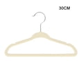 thumbnail image 1 of 10Pcs Flocking Clothes Hanger Non-Slip No Trace Household Organizer for Children, 1 of 2