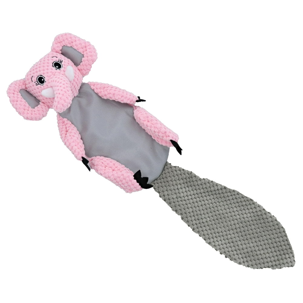 Play 365 Dog Toys Crinkle Flatty Elephant