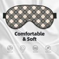 thumbnail image 5 of Uemuo Daisy Plaid Black Pattern Sleep Eye Mask - Light Blocking Sleep Mask Blocking Out Light Perfectly, Soft and Comfortable Night Eye Mask, Eye Blinder, 5 of 7
