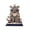 Blue, variant on syligr Wooden Christmas House Ornament, Gingerbread Windmill House Christmas Tabletop Decoration for Mantel Shelf, Holiday Home Decor for Office, Party Gift, 6Inch, Pink