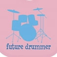 thumbnail image 4 of Inktastic Future Drummer Music Boys Baby Bib, 4 of 4