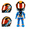 Blue, variant on Mini Motorcycle Helmet Heroes Transforming Ornaments with Hidden Racers Inside,Motorcycle Helmet Action Figure with Hidden Racer Inside,360 Articulated Joints,Foldable Design for Storag
