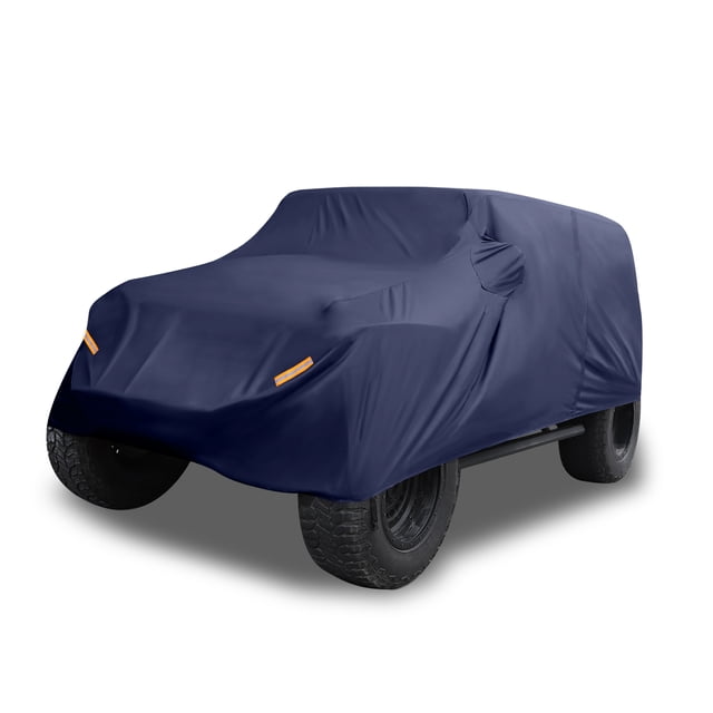 Cubierta Exterior Impermeable Todo Clima para SUV Jeep Wrangler 4 Puertas Azul Marino Unique Bargains