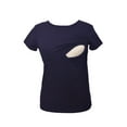 thumbnail image 4 of LVMA2500 - 100% premium Cotton - Women Nursing Maternity T-Shirt, 4 of 9
