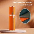 thumbnail image 2 of Perfume Travel Refillable Bottle Cologne Atomizer Leather Fragrance Sprayer Pump Bottom Fill Mini Pocket Size 5ml Travel Essentials, 2 of 5