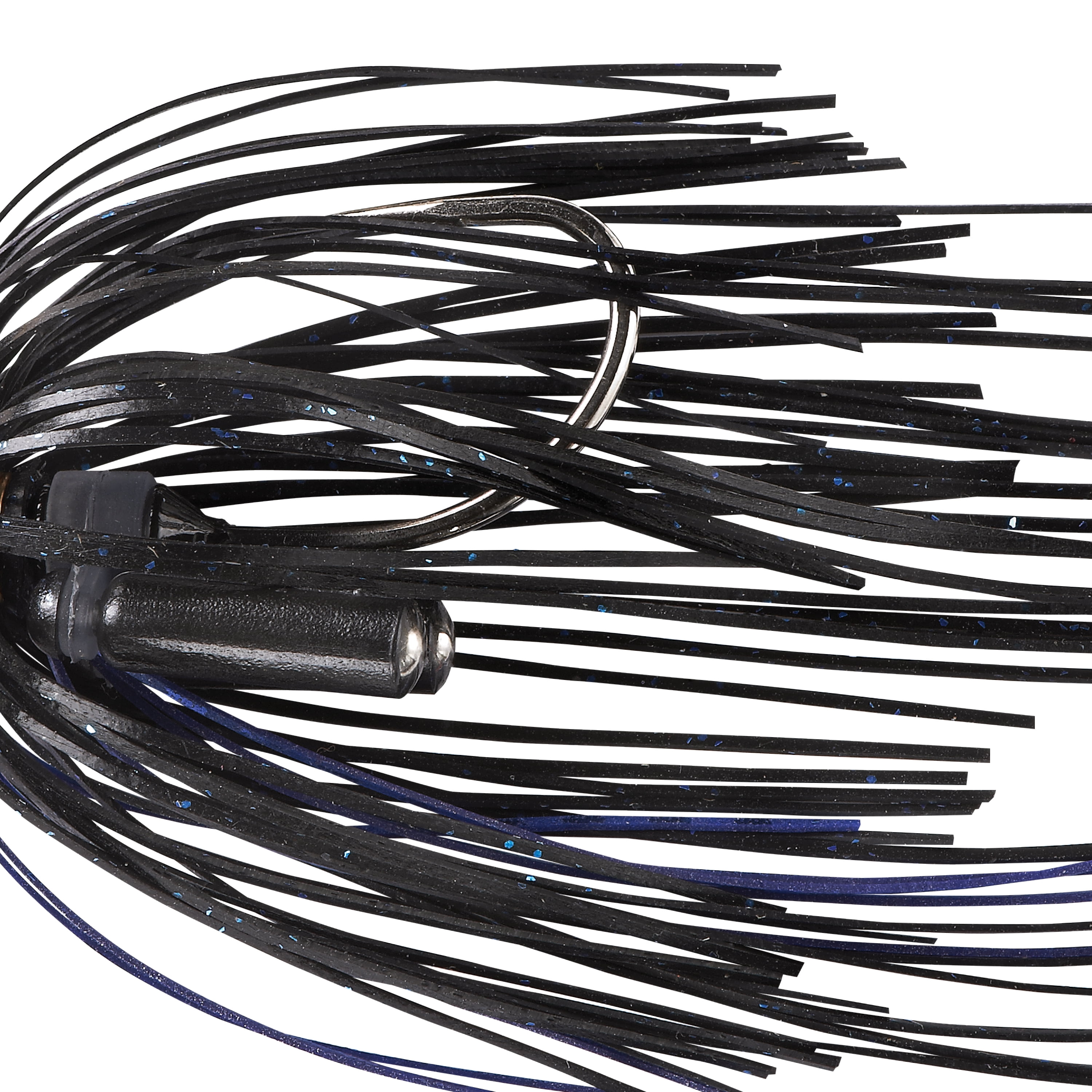 War Eagle Night Time Single Colorado, Black Nickel Spinnerbaits Black Blue 1/2 oz.