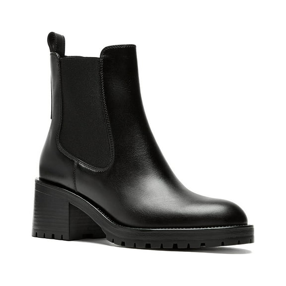 La Canadienne Wave Leather Bootie, 7.5, Black