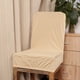 thumbnail image 3 of 2x funda de asiento de taburete de respaldo bajo con banda elástica para bodas, cocina, comedor, bar, club, recepciones, decoración, beige Baoblaze Funda de la silla del comedor, 3 of 8