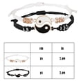 thumbnail image 4 of Wrvxzio Couple Bracelets for 20 Matching Yin Yang Adjustable Cord Bracelet for Bff Friendship Relationship Boyfriend Girlfriend Valentines Gift (Gold), 4 of 8