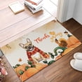 thumbnail image 2 of Happy Thanksgiving French Bulldog with Turkey Pumpkins Autumn Vibes Doormat Dog Lover Gifts Indoor Outdoor Welcome Mat - 12018, 2 of 5