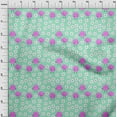 thumbnail image 4 of oneOone Velvet Sea Green Fabric Kids Craft Projects Decor Fabric Printed By The Yard 58 Inch Wide, 4 of 4