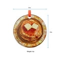 thumbnail image 5 of Pancake Stained Glass Pancakes SunCatcher Light Catcher Window Hanging Breakfast Home Decoration Pancake Lover Gifts, Stained Glass Ornament 2025, Holiday Decoration, Seasonal, 5 of 5