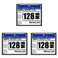 thumbnail image 1 of 3X 128MB Compact Flash Memory Card for Camera, Advertising Machine, Industrial Computer Card, 1 of 7