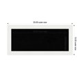 thumbnail image 4 of Amanti Art Black Cork Board Framed Vanity White Narrow Bulletin Board 33 in. x 15 in., 4 of 7