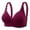 Red, variant on HNMKIU Women's Plus Size Comfortable Breathable Wire Seamless Four Clasp Maternity Bra Enhancing Lift Design