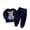 0-Navy3613, variant on WOYY Boys Cute Flannel Loungewear Set Cartoon Bear Embroidery Long Sleeve Sleepwear Outfits Kids 2Pcs Set, Sizes 1-7