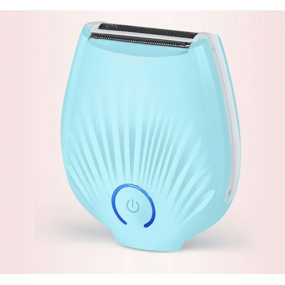 Electric Lady Shaver, Women Razors for Women Face, Legs and Underarm, Portable & Rechargeable Bikini Trimmer Wet & Dry Hair Removal, Blue