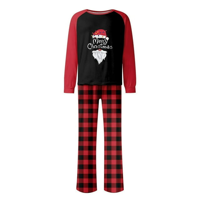 Pyjamas de Noël Assortis pour Femmes Ensembles de Pyjamas de Vacances pour la Famille