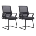 thumbnail image 1 of Set de 2 Sillas Oficina Escritorio EKE Life Home YX-2233 Ergonómica Minimalista Moderna Negro, 1 of 7