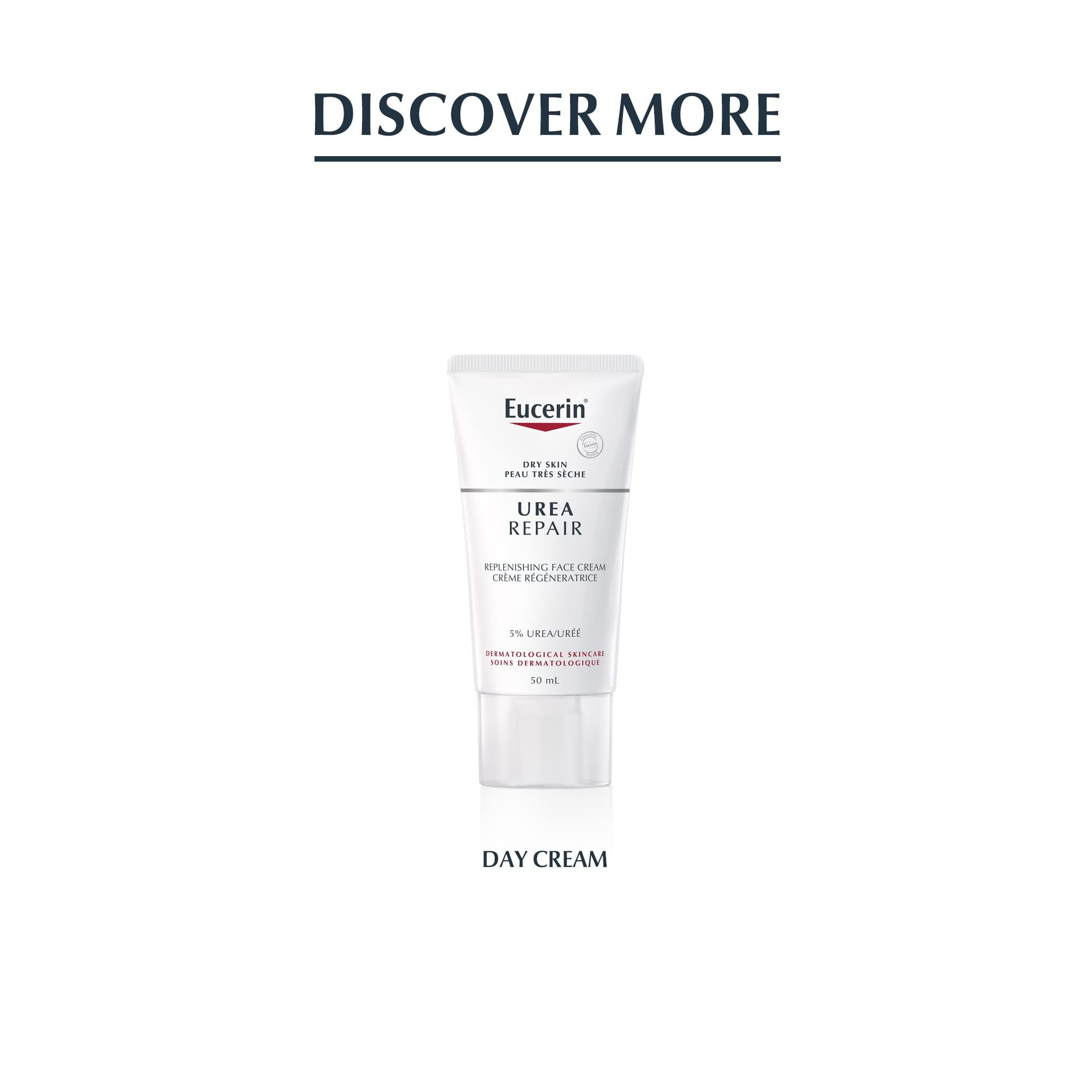 Eucerin Replenishing Skin Relief Face Cream with 5% Urea 50ml, Dermatalogical Skincare, Fragrance Free by Eucerin