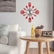 thumbnail image 5 of Relojes de Pared de Cocina Grandes de 16 Pulgadas con Cucharas y Tenedores, Reloj de Pared de Vajilla 3D, DecoracióN del Hogar (Rojo), 5 of 7