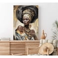 thumbnail image 3 of Cuadro Mujer Africana Moderno En Canvas Opción De Marco Hd, 3 of 4
