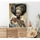 thumbnail image 3 of Cuadro Mujer Africana Moderno En Canvas Opción De Marco Hd, 3 of 4