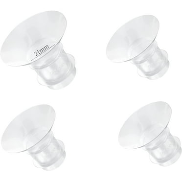 Flange Inserts 21mm for Medela,Spectra 24mm Shields/Flanges,Compatible with Momcozy S12 Pro/S9 Pro/S9/S12 Wearable Breast Pump,Reduce 24mm Nipple Tunnel Down to 21mm,4PCS