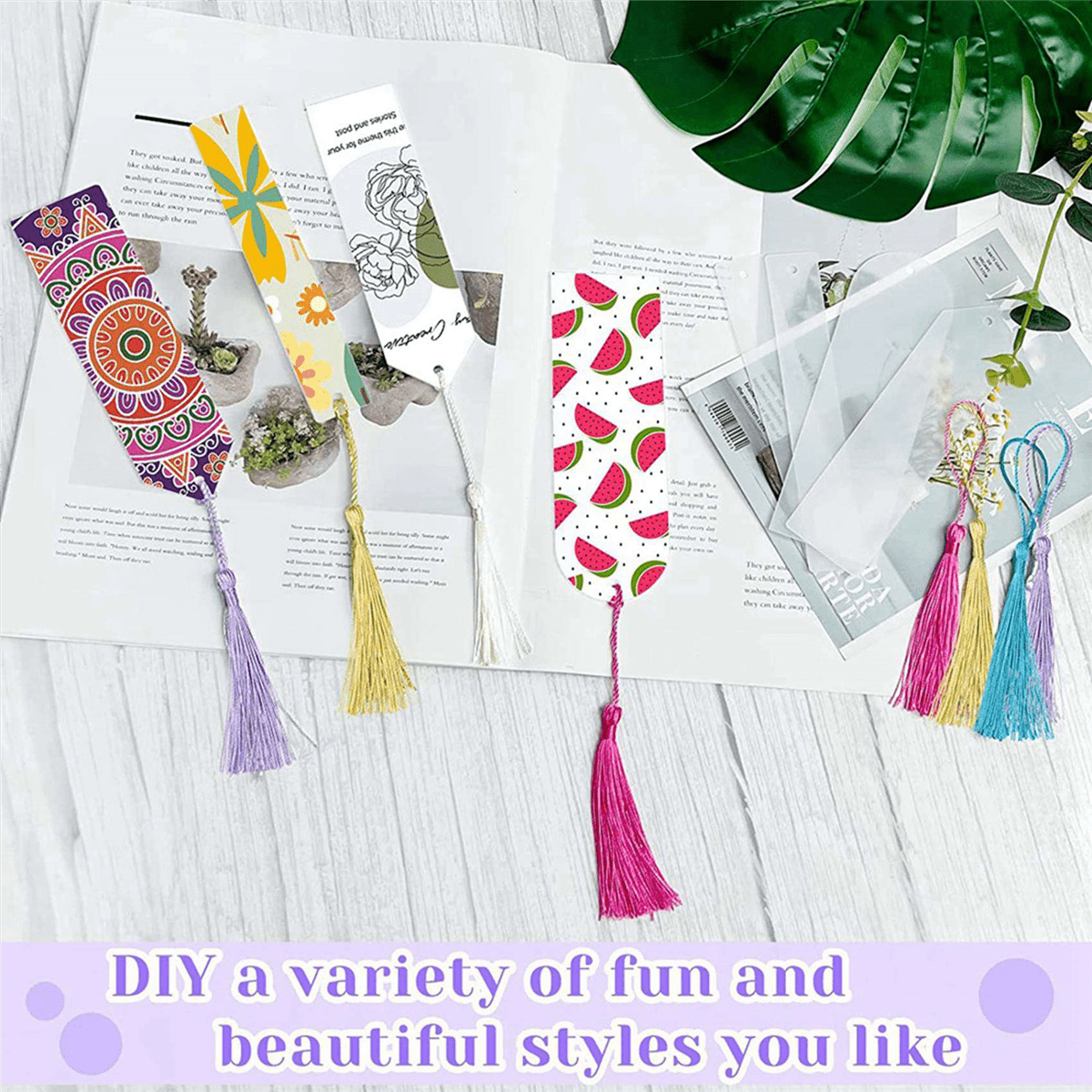 292Pcs Acrylic Bookmarks Blanks,Sublimation Acrylic Book Markers, DIY Crafts Projects Sublimation Accessories for Women