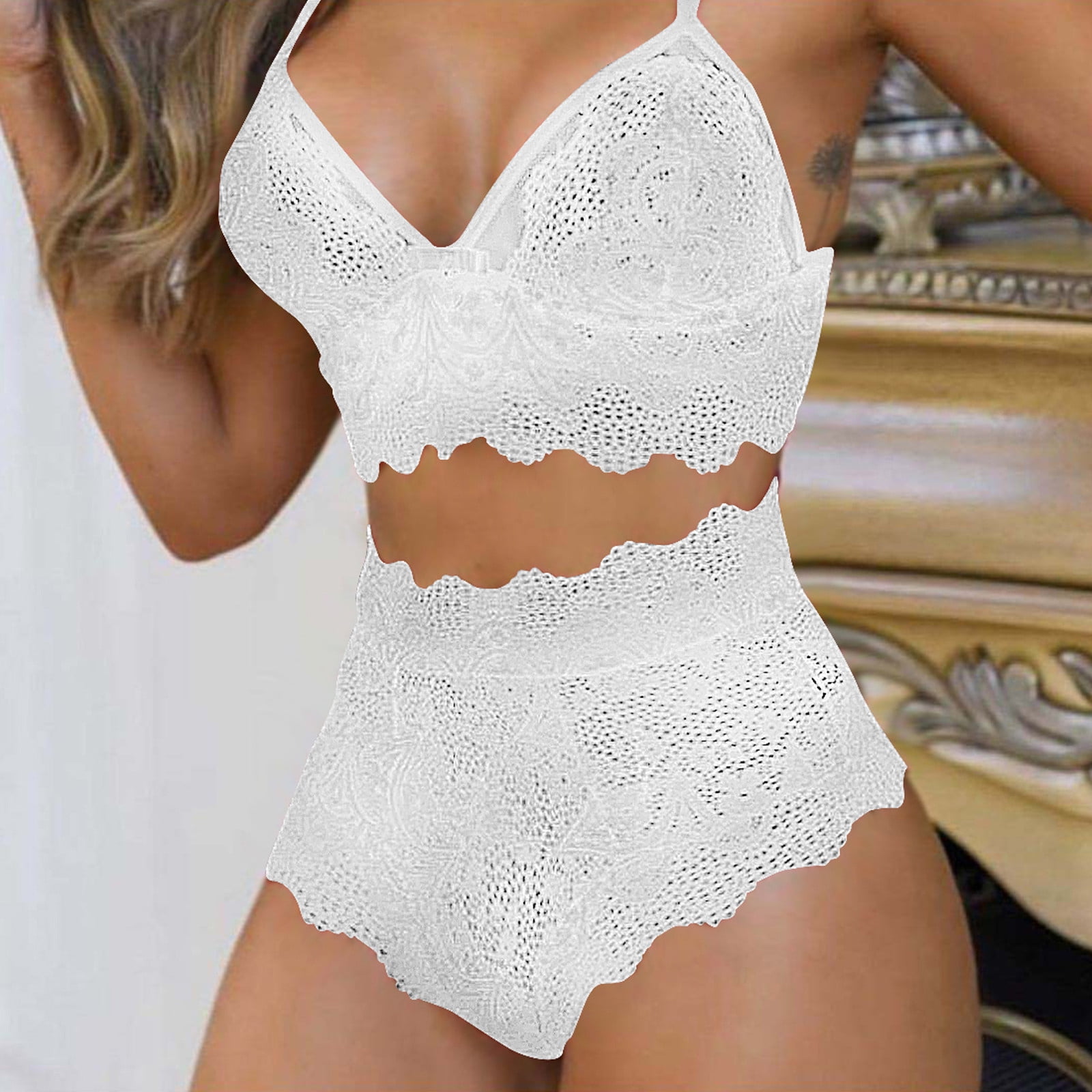 Erotic Transparent Babydoll Bra And Panties Set Back For Women Sexy  Lingerie Costume For Under Temptation 1233t From Sadfk, $33.84