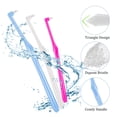 thumbnail image 4 of 3 Pieces Tuft Toothbrush Tufted Brush End Tufted Tapered Trimming Toothbrush Soft Trimming Toothbrush Single Compact Interdental Brush For Detail Cleaning, 4 of 5