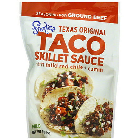 Frontera Taco Skillet Sauce with Mild Red Chile + Cumin, 8 oz, (Pack of