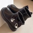 thumbnail image 5 of Generic Kids Winter Boots Fashion Kids Winter Water Proof Flat Keep Warm Snow Boots Big Girls Winter Boots Size 1, 5 of 7