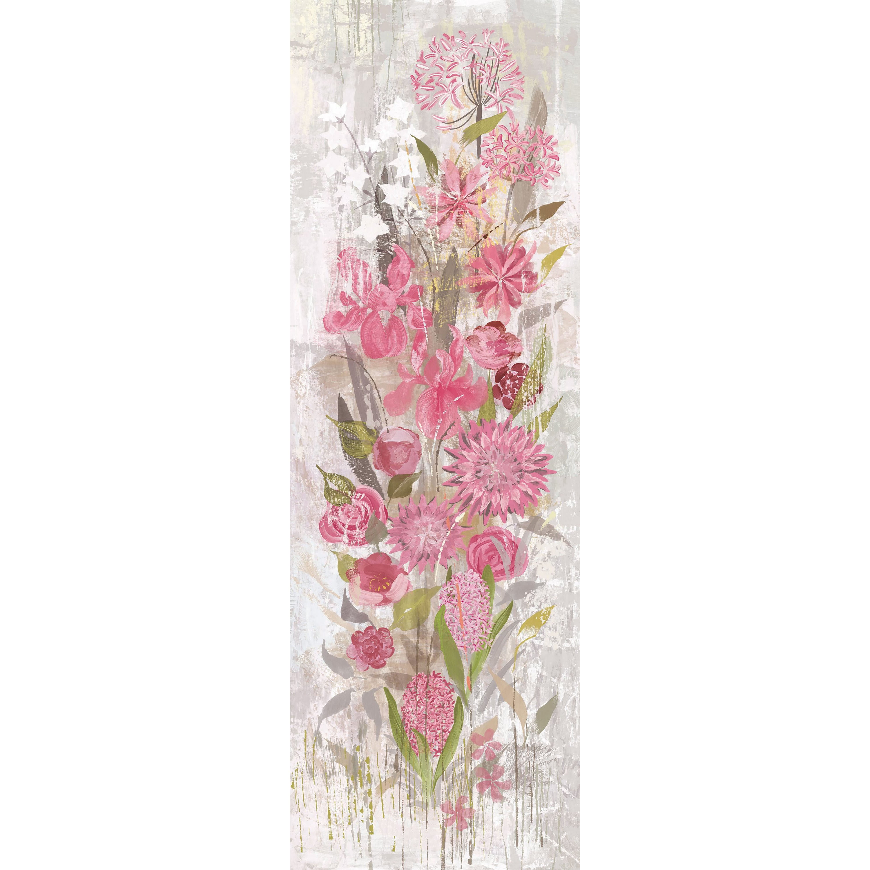 Marmont Hill "Floral Frenzy Soft Pink II" Painting Print on Canvas