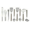 thumbnail image 1 of Juego de utensilios de cocina de acero inoxidable Martha Stewart de 9 piezas, 1 of 7