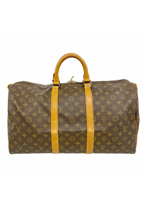 Pre-Owned Louis Vuitton Bags - Boston Monogram Keepall 50 M41426 Brown Men's & Women's