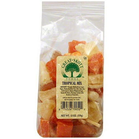 Great Skott Tropical Mix, 12 oz (Pack of 6)