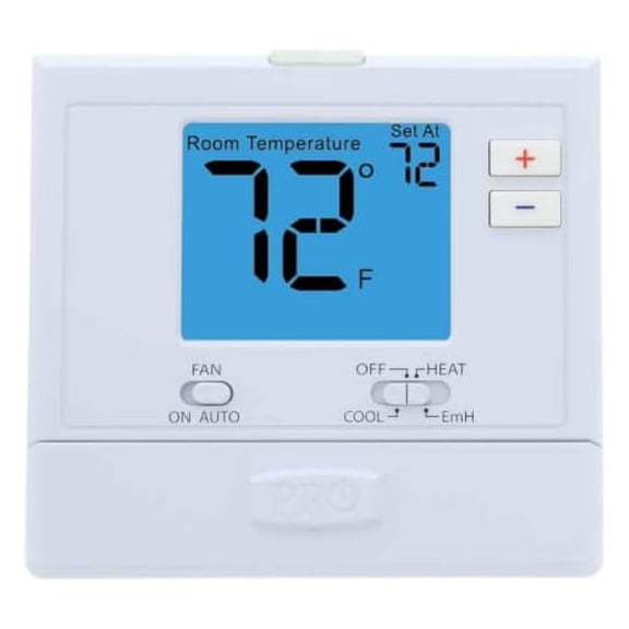 T721 Digital Non-Programmable, Multi-Stage Thermostat w/Heat Pump (2H/1C)